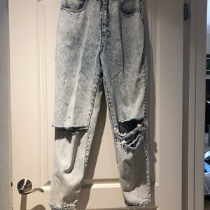 *SOLD*Vintage high waist acid wash distressed